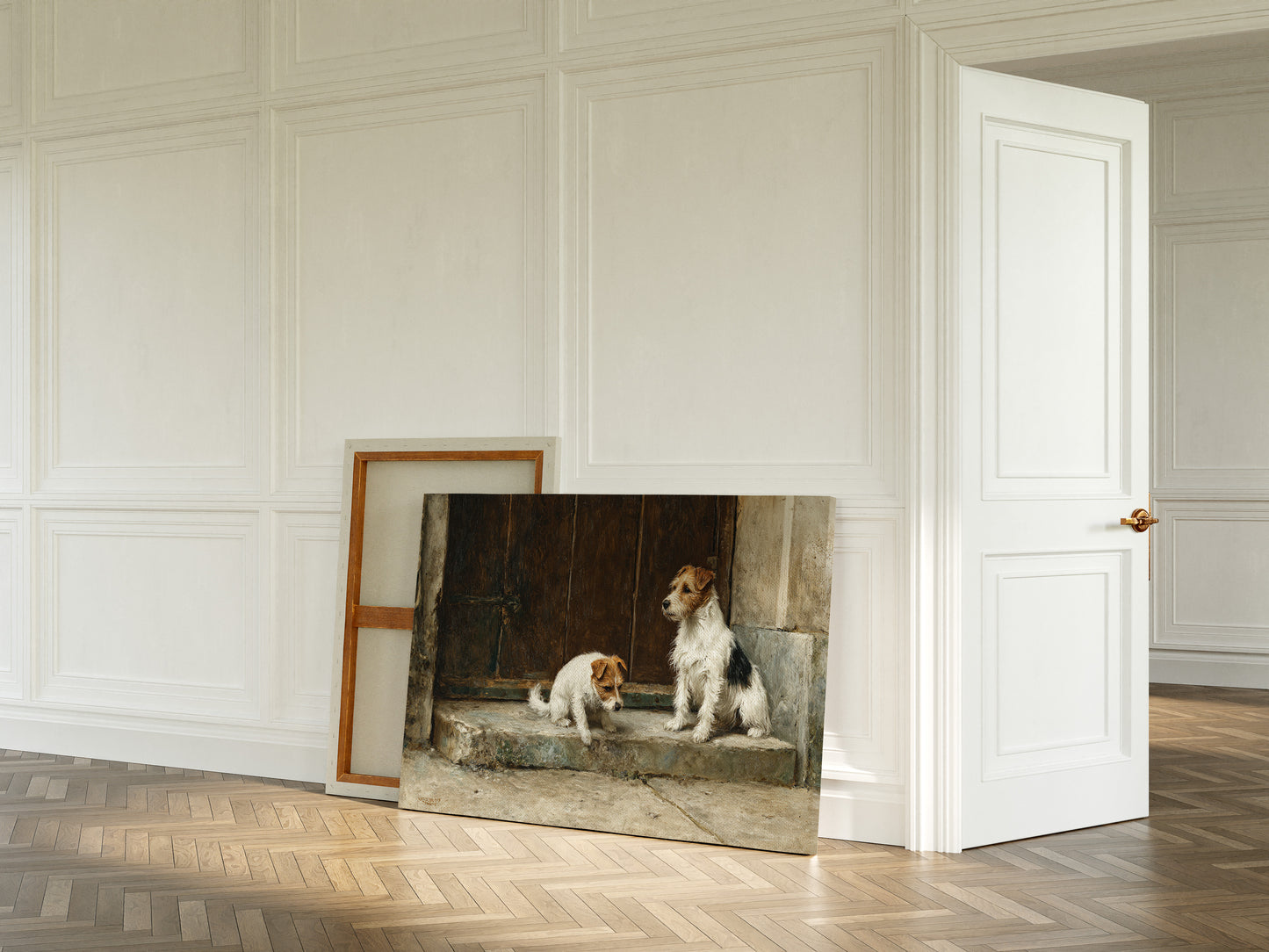 Terriers Guard Their Ancient Step