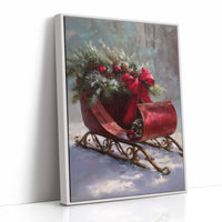 Santa's Sleigh Carries Winter's Song