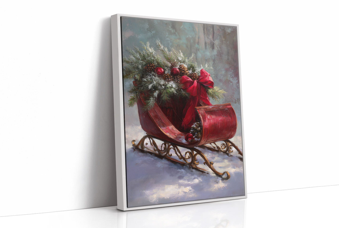 Santa's Sleigh Carries Winter's Song