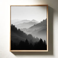Veil of Mountains in Mist