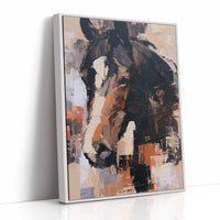 Horse in Rust and Shadow
