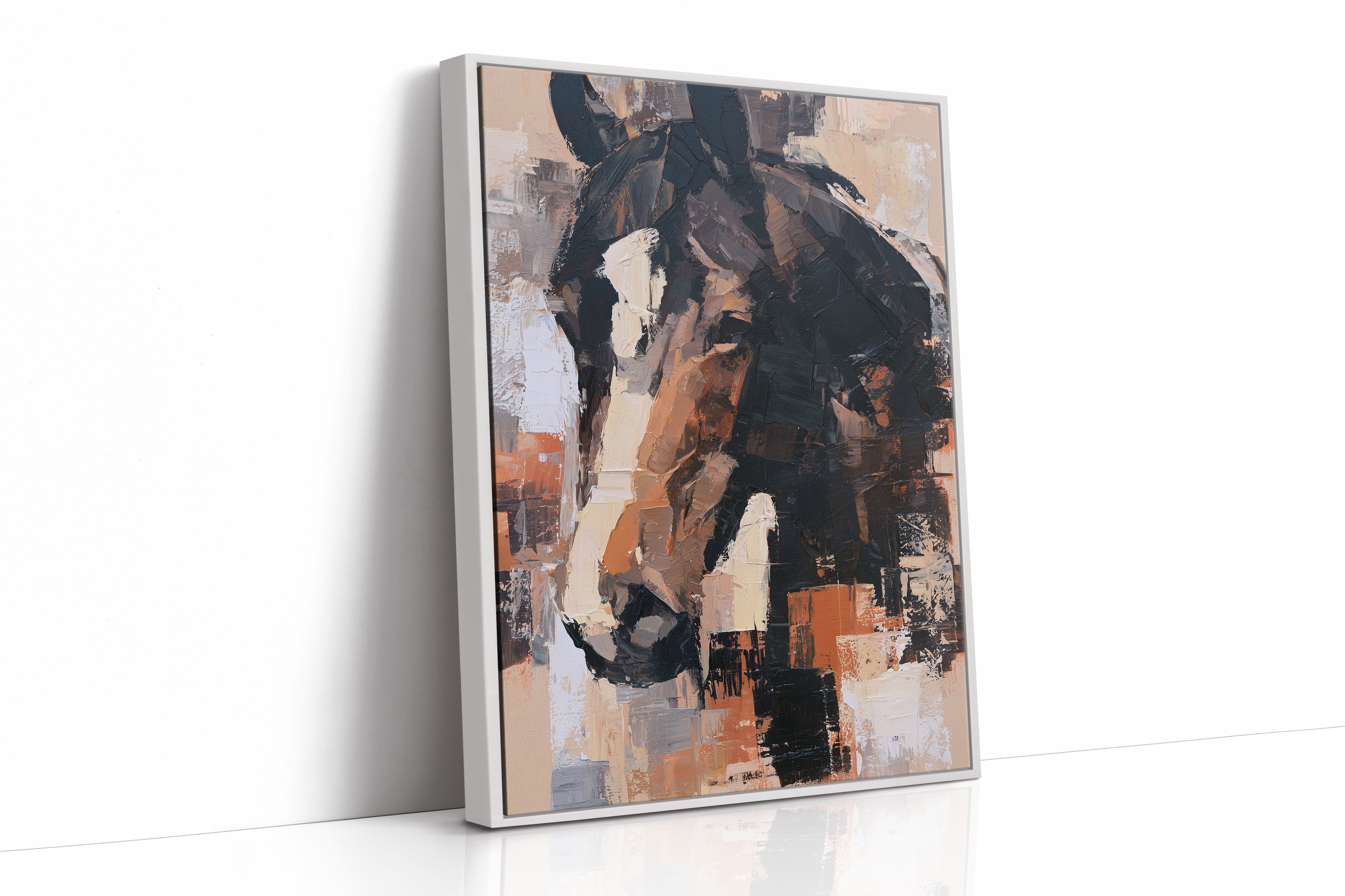 Horse in Rust and Shadow
