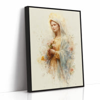 Gentle Flowers Among Watercolor Grace