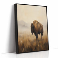 Bison in the Amber Haze
