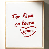 Sacred Letters Paint Crimson Grace