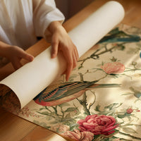 Songbirds and Roses — Garden Chinoiserie Bird Print
