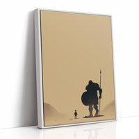Shadows of Legends Across Desert Sands