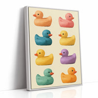 A Parade Of Painted Ducks