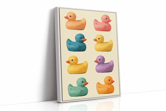 A Parade Of Painted Ducks