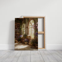 Books Bloom Where Light Enters