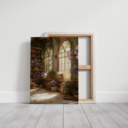 Books Bloom Where Light Enters