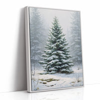 Evergreen Tales In Winter Mist