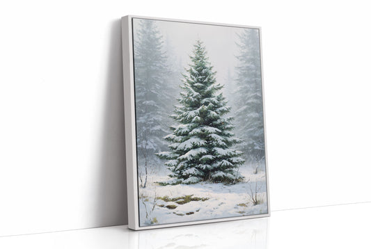 Evergreen Tales In Winter Mist