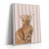 Whispers Beneath Blush Stripes
