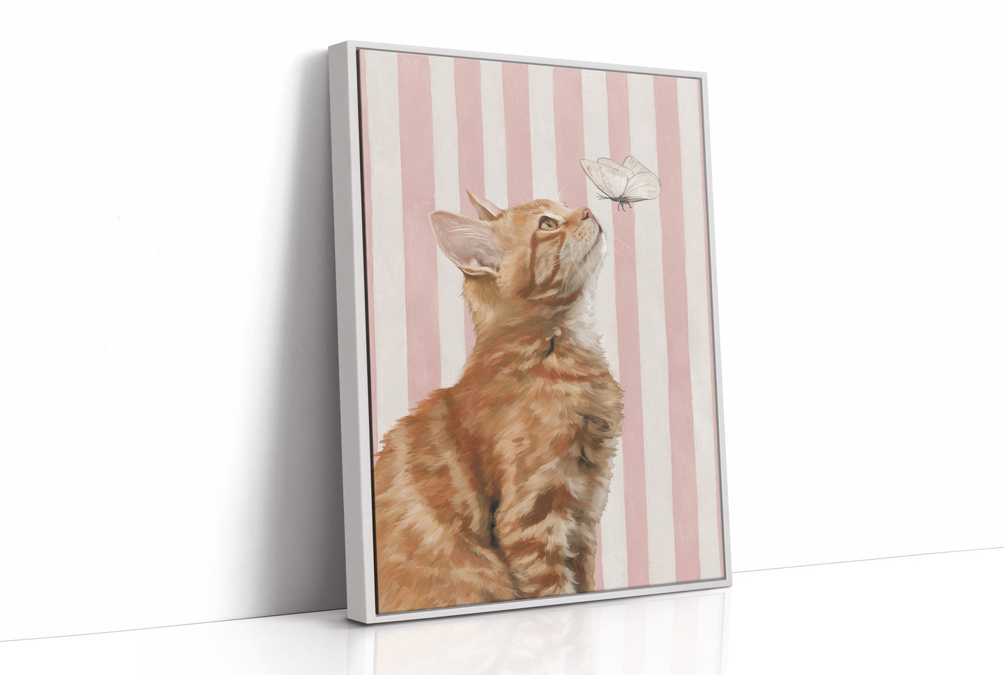 Whispers Beneath Blush Stripes