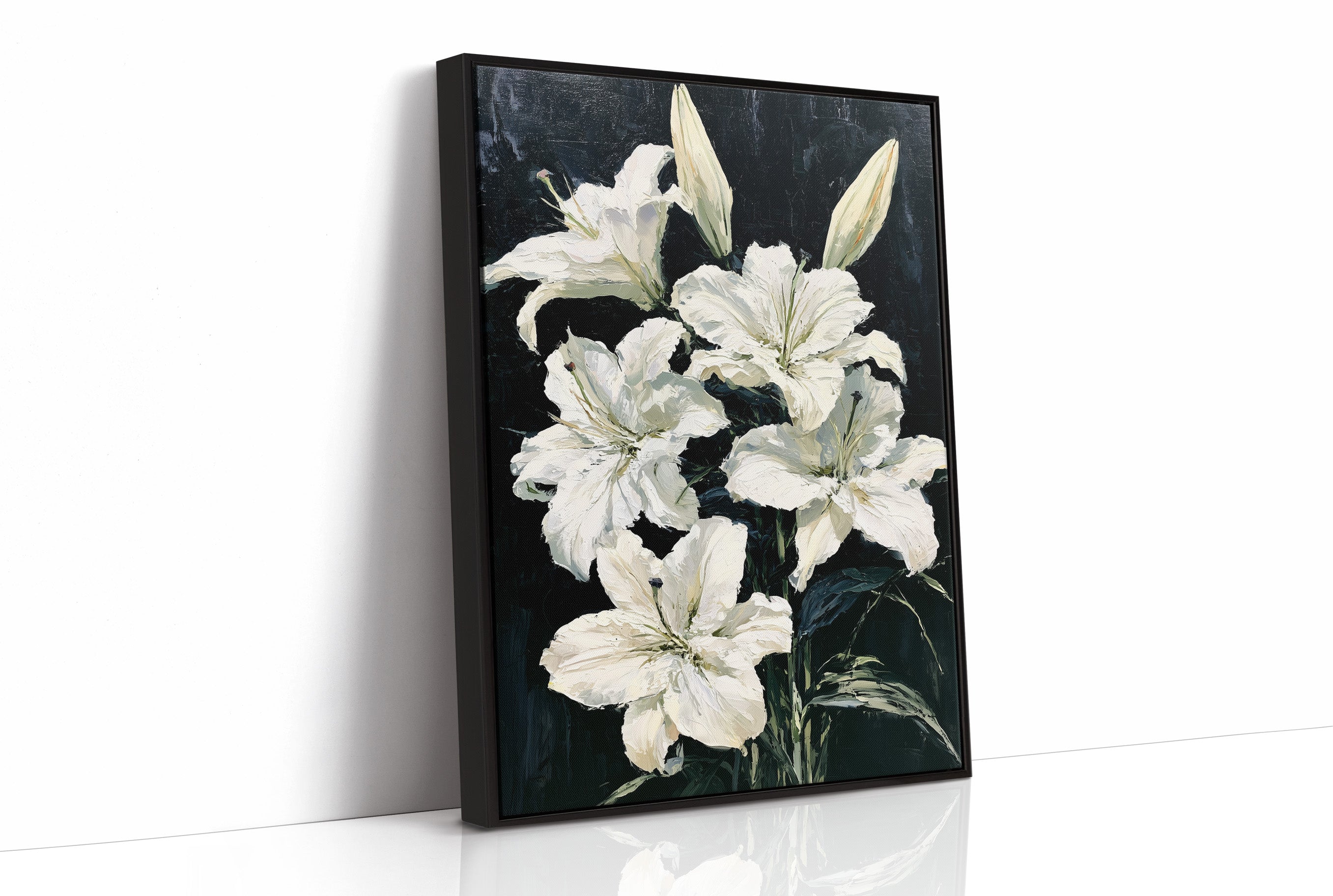 Lilies Against the Dark