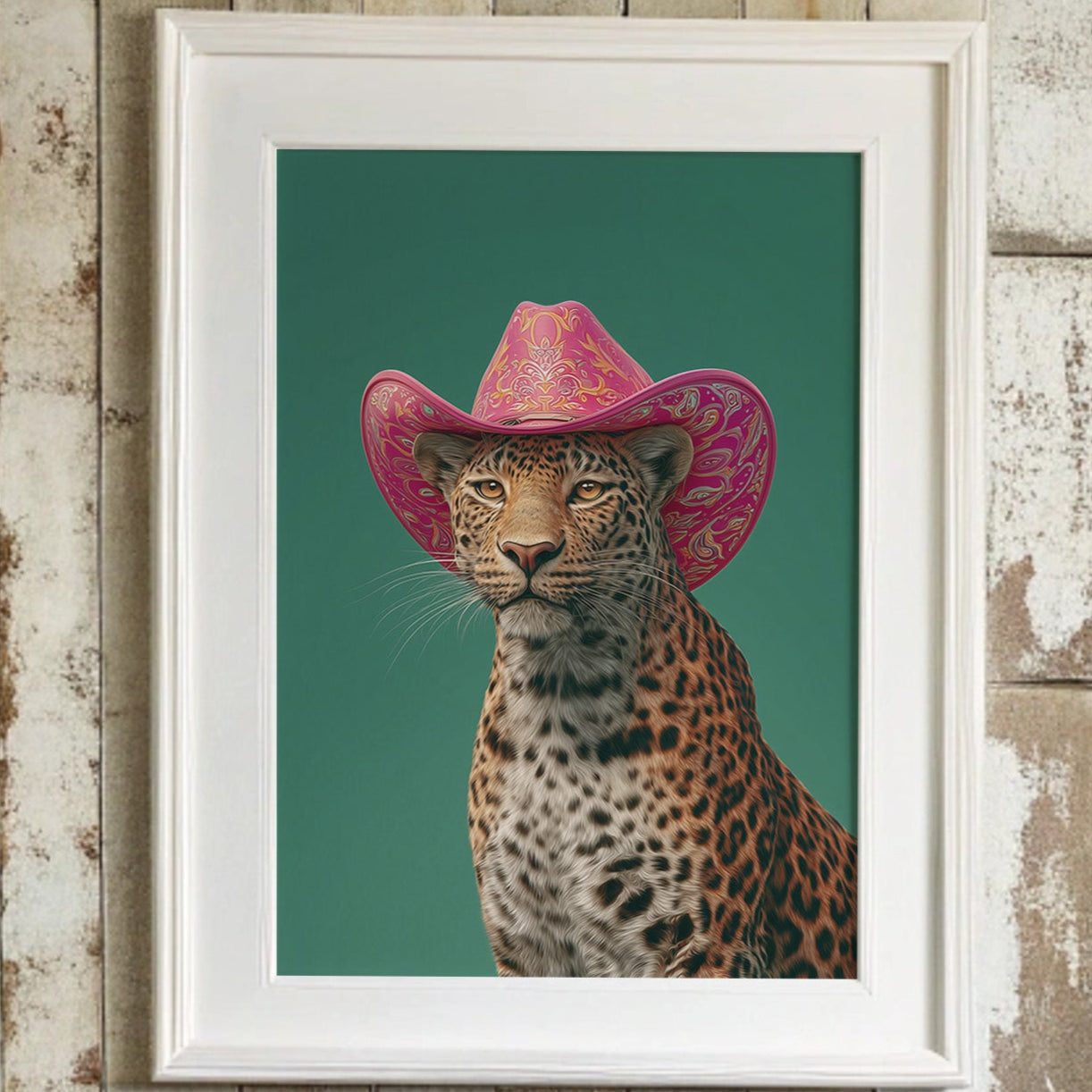 Leopard Wears Rodeo Queen Dreams