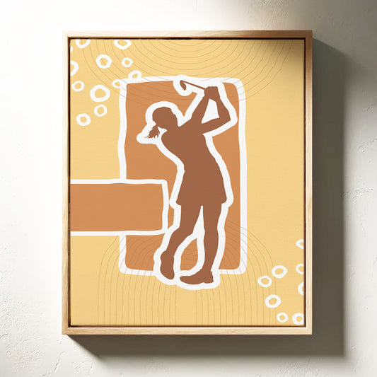 Copper Notes Float Through Golden Air