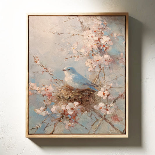 Nestled Among Blossoms