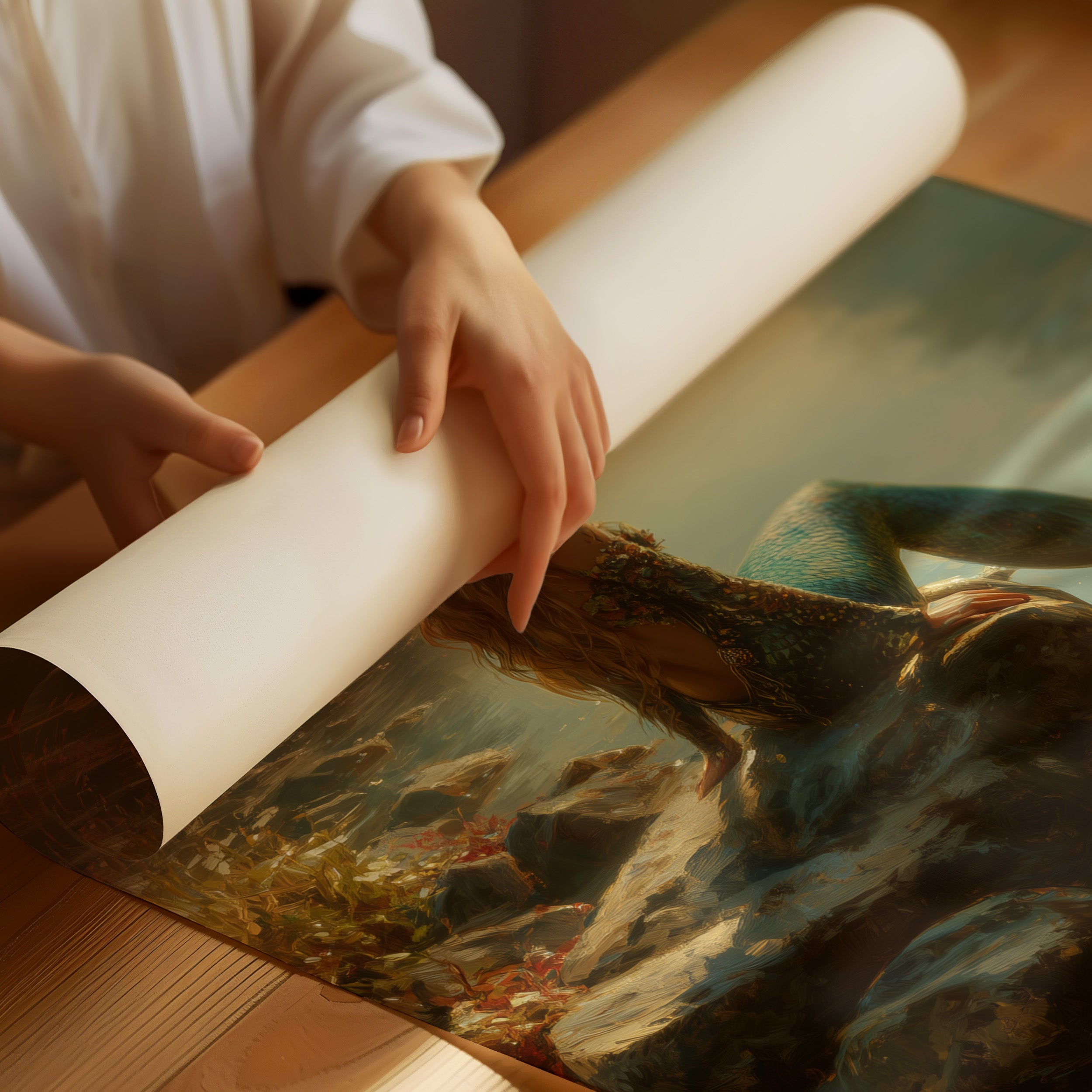 Shoreline Secrets At Golden Hour