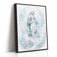 Our Lady of the Clouds — Blue Line Devotional Print