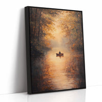 Rowing Through Autumn's Embrace