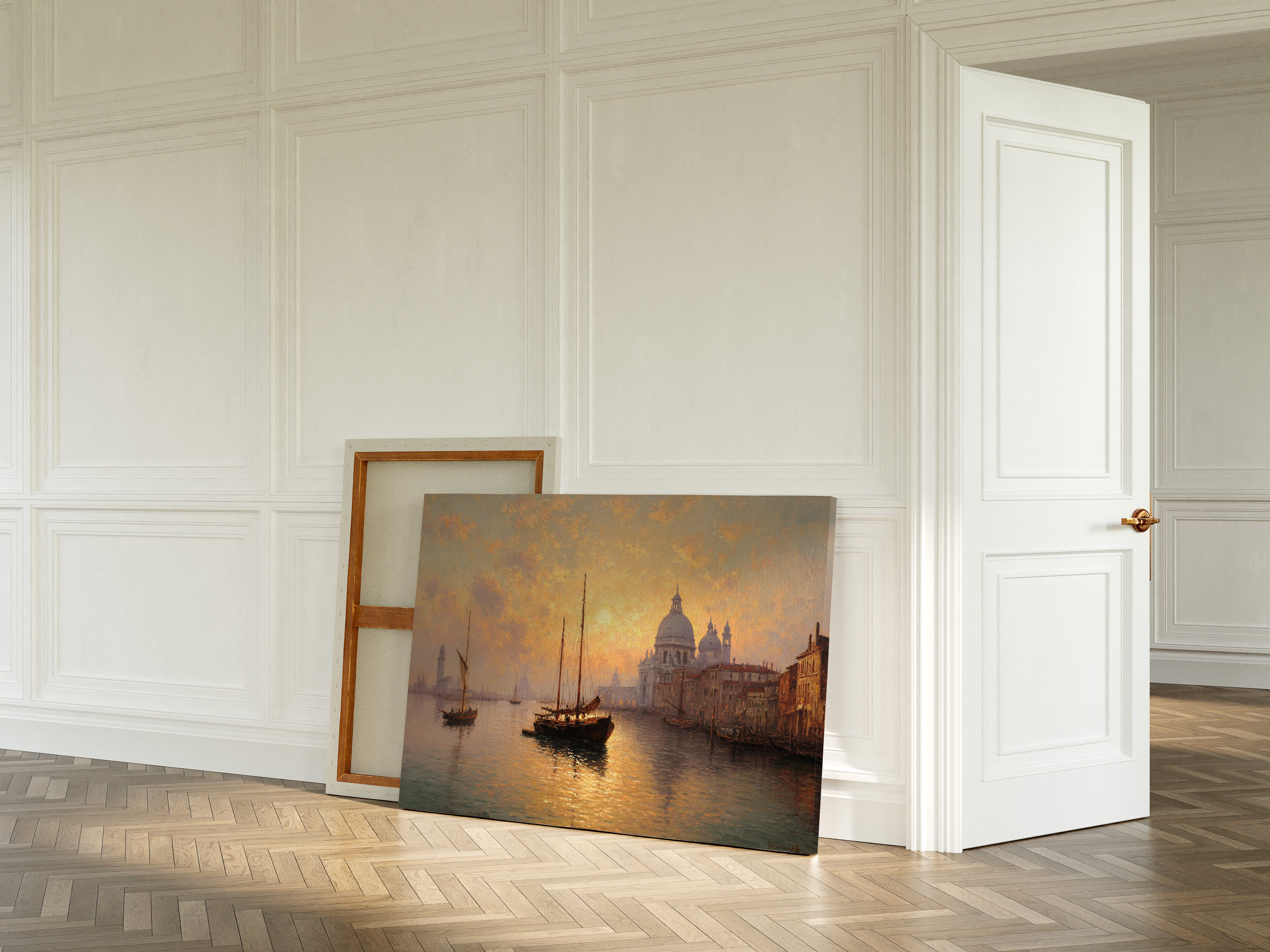 Venetian Sails Chase Golden Light