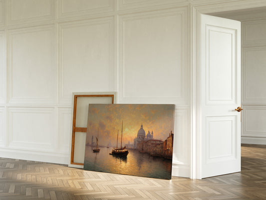 Venetian Sails Chase Golden Light