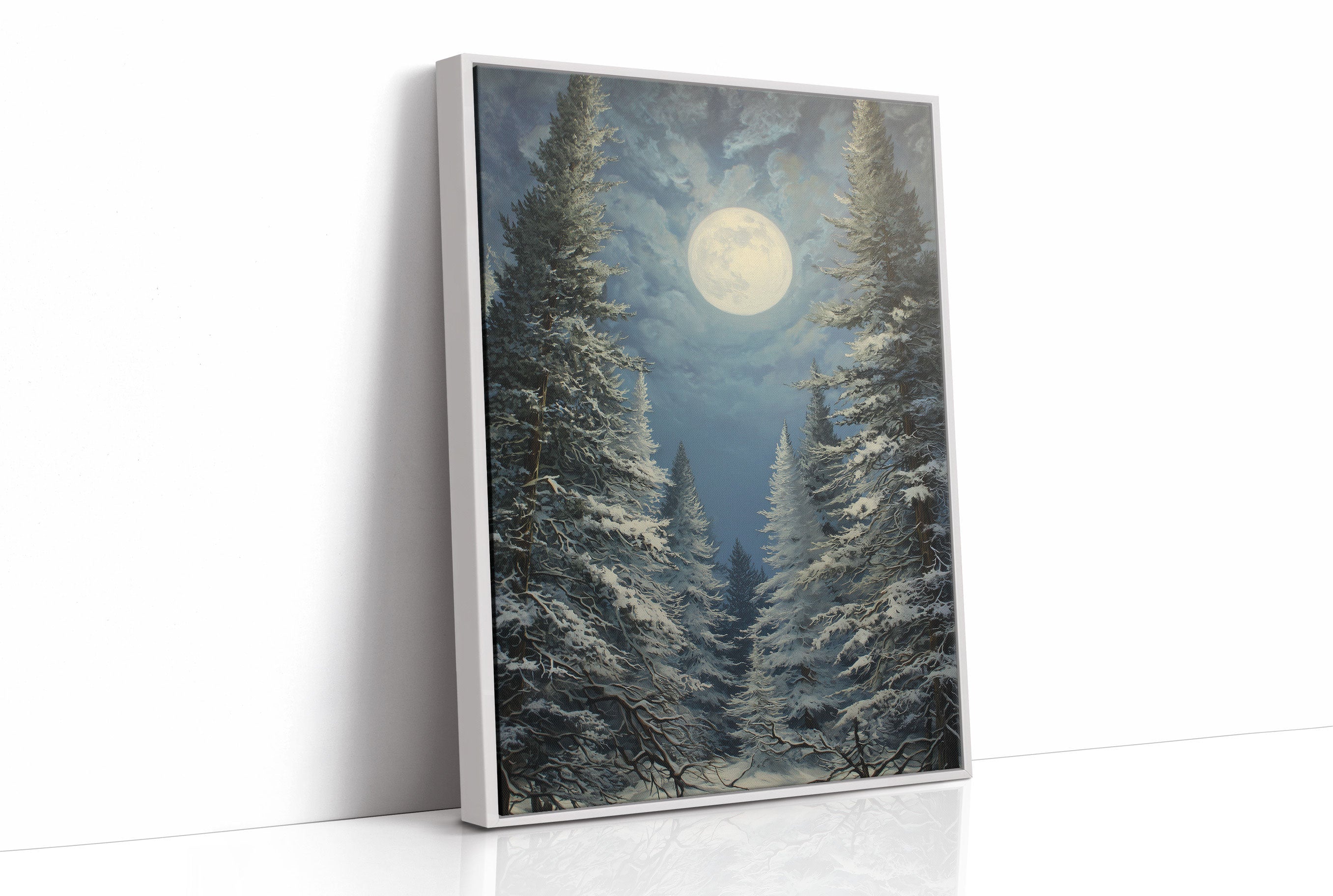Moonlit Pines Share Winter's Secret