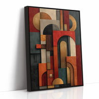 Geometric Rhythms In Autumn Tones