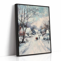 Footsteps Through Winter's Embrace