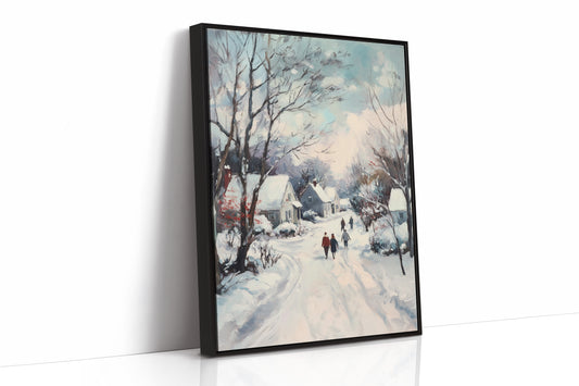 Footsteps Through Winter's Embrace