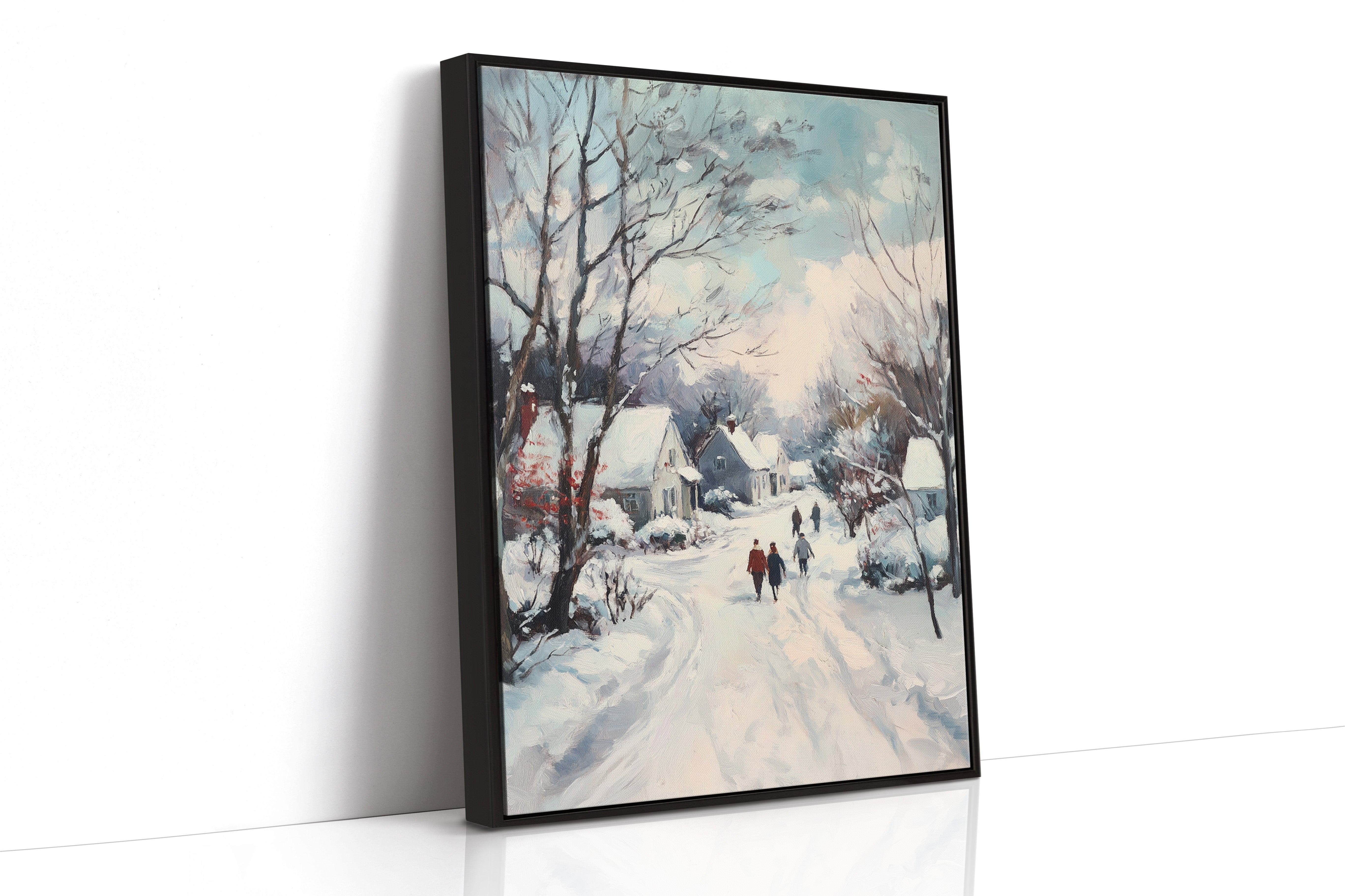 Footsteps Through Winter's Embrace