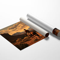 Sunset Maps The Canyon's Heart