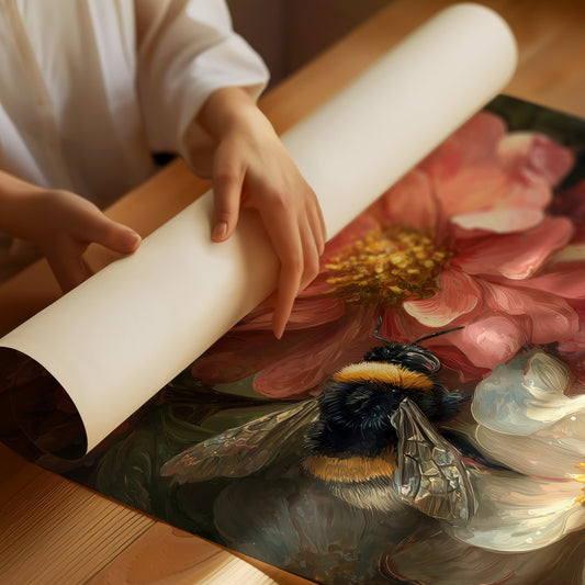 Peonies Hum With Golden Wings