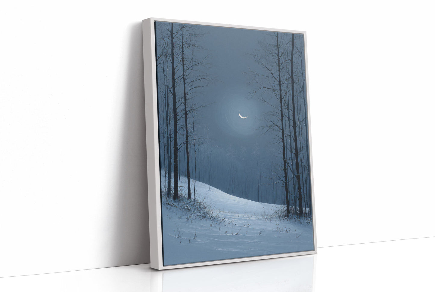 Moonlit Forest Beckons Winter Dreams