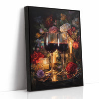 Velvet Hour Between Rose Petals