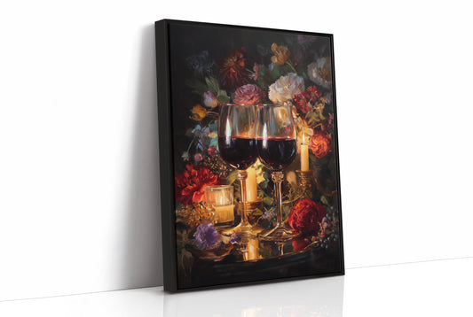 Velvet Hour Between Rose Petals