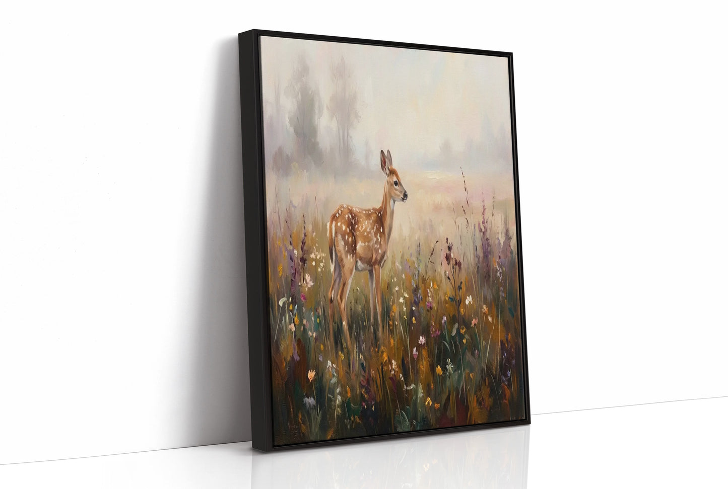 Fawn in the Wildflowers