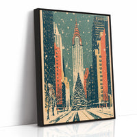 Chrysler Building Snowfall Stroll
