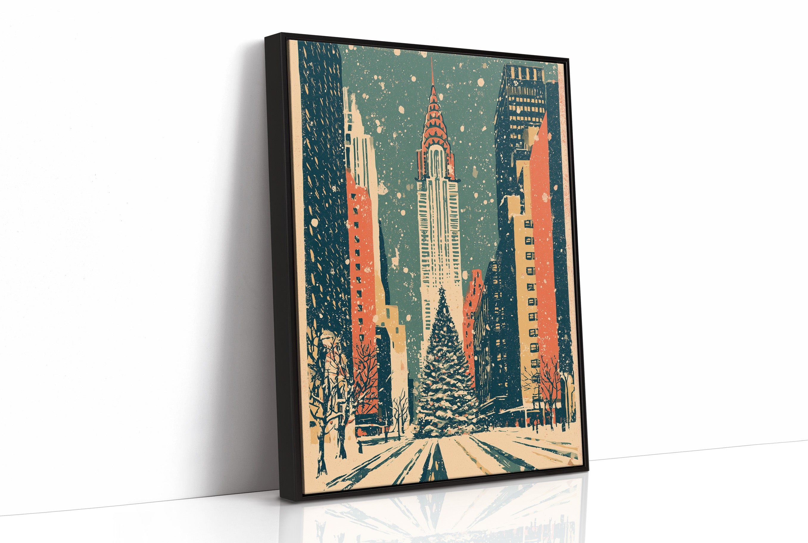 Chrysler Building Snowfall Stroll