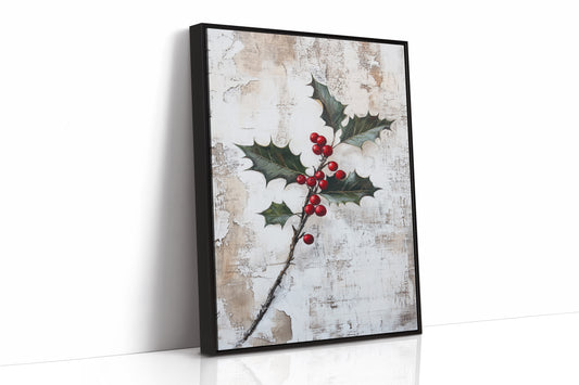 Berries Against Winter's Canvas