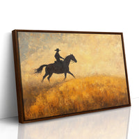 Cowboy in the Golden Haze