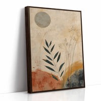 Moonlit Leaves Dance In Terra Cotta