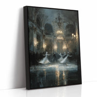 Glistening Steps Under Crystal Light