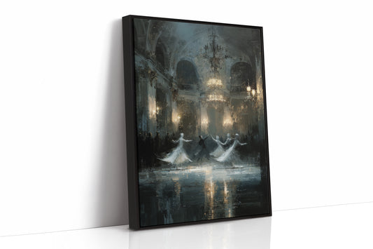 Glistening Steps Under Crystal Light