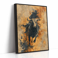Bull Out of the Dust Storm