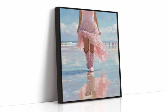 Pink Skirt, Mirrored Tide
