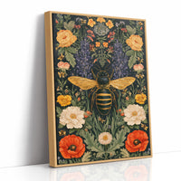 Full Buffet: Bee Among Poppies and Peonies