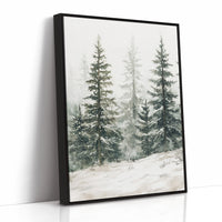 The Forest Breathes in White